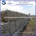 online shop alibaba (low carbon steel wire) gabion mesh, stone cage,gabion wall